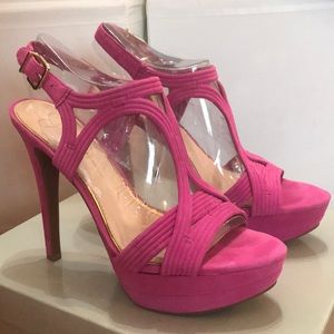 Jessica Simpson strappy platform heels - Salemm